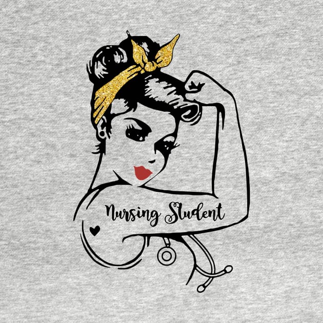 Nursing Student Dark Shirt Clothing Power Confident Beautiful Guy Mom by hathanh2